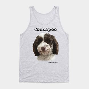 Brown and White Cockapoo / Spoodle and Doodle Dog Tank Top